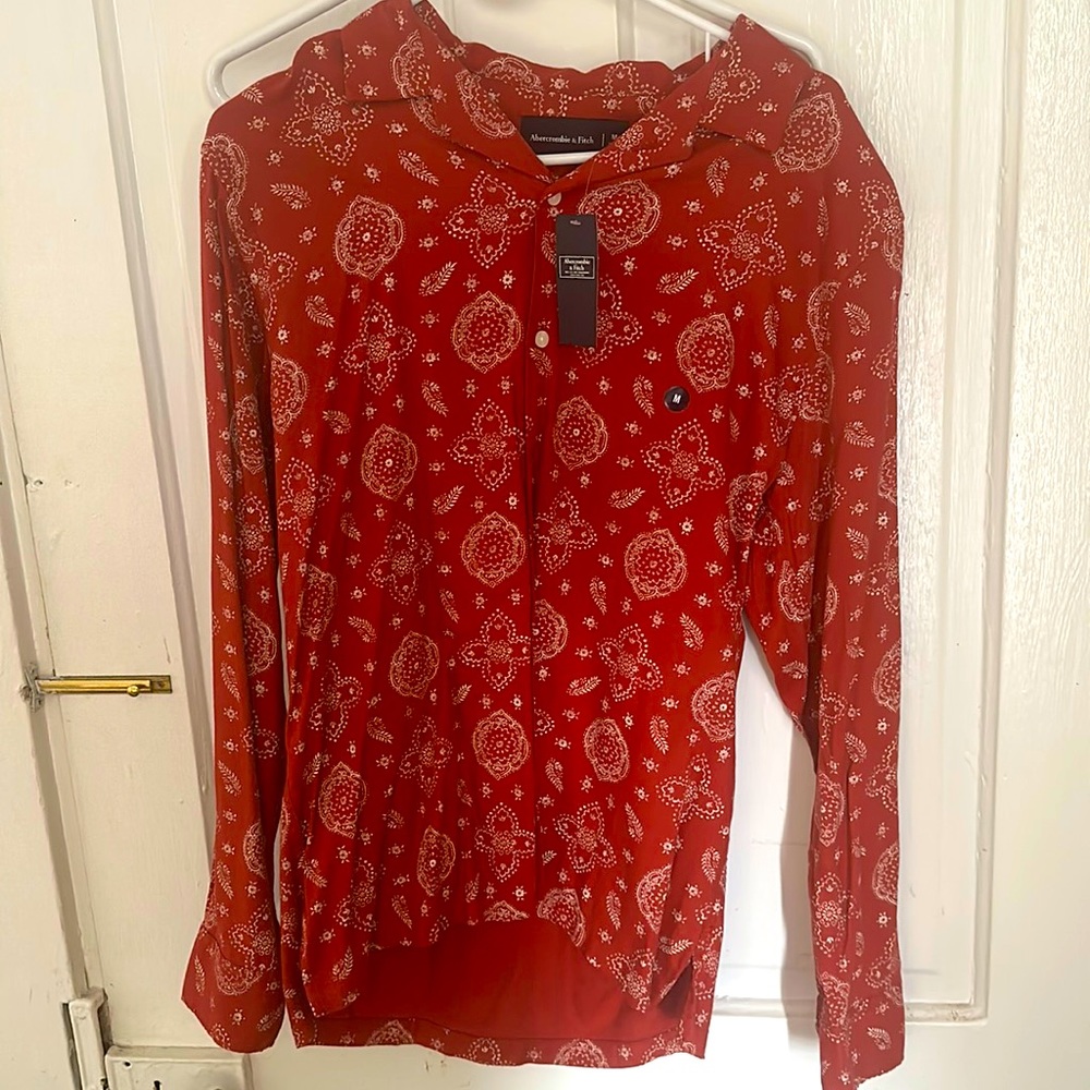 Abercrombie n fitch button down brand new tags attached